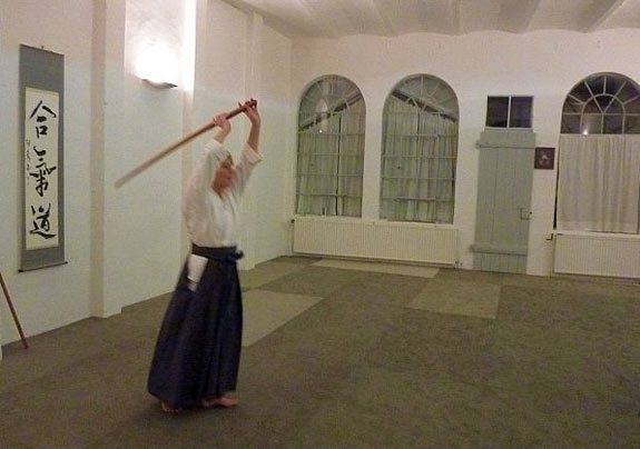 Bremer Kinomichika beim �ben im Dojo